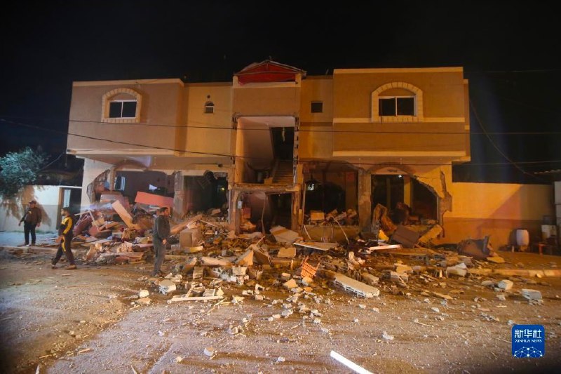 以色列国防军9日凌晨对巴勒斯坦加沙地带多个目标发动空袭