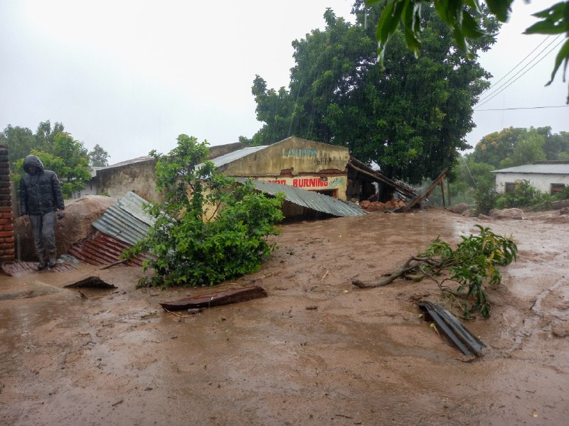 马拉维灾害事务管理局13日通报说，热带气旋“弗雷迪”引发的暴雨和泥石流已造成该国南部布兰太尔等地区99人死亡、16人失踪、1万多人流离失所