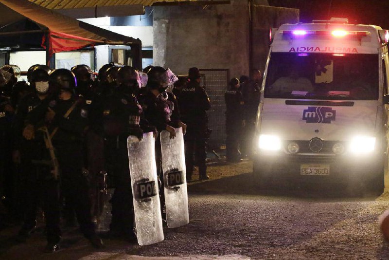 周三，厄瓜多尔一座监狱发生帮派斗争，造成至少116人死亡，据报至少有5人被斩首，另有80人受伤