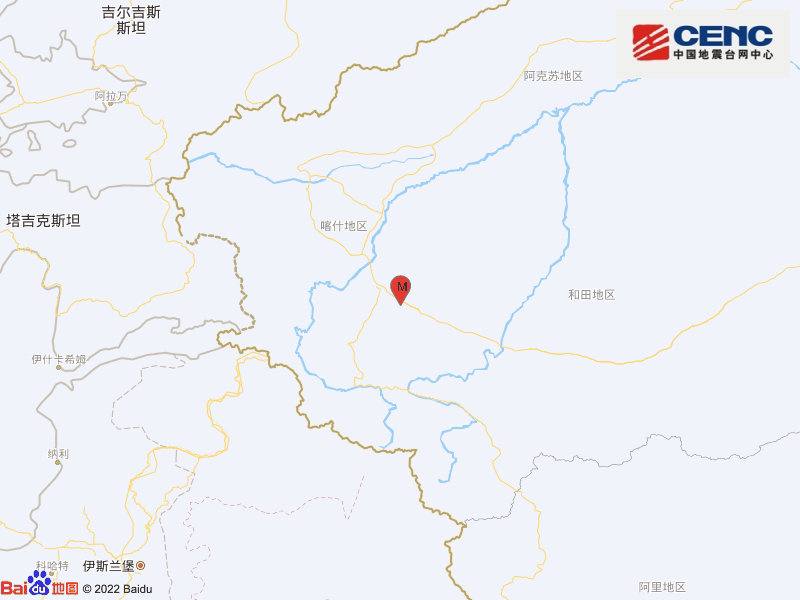 中国地震台网正式测定，10月23日23时06分在新疆和田地区皮山县（北纬37.71度，东经77.85度）发生5.1级地震，震源深度17千米