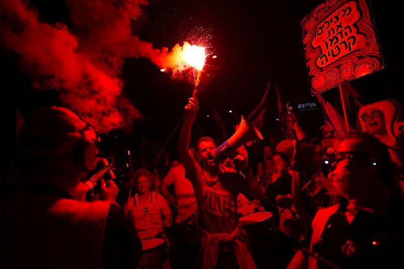 尽管司法改革暂时停止，以色列人4月1日仍然举行抗议活动