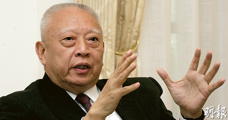 香港首任行政长官董建华9月8日晚去世，享年89岁