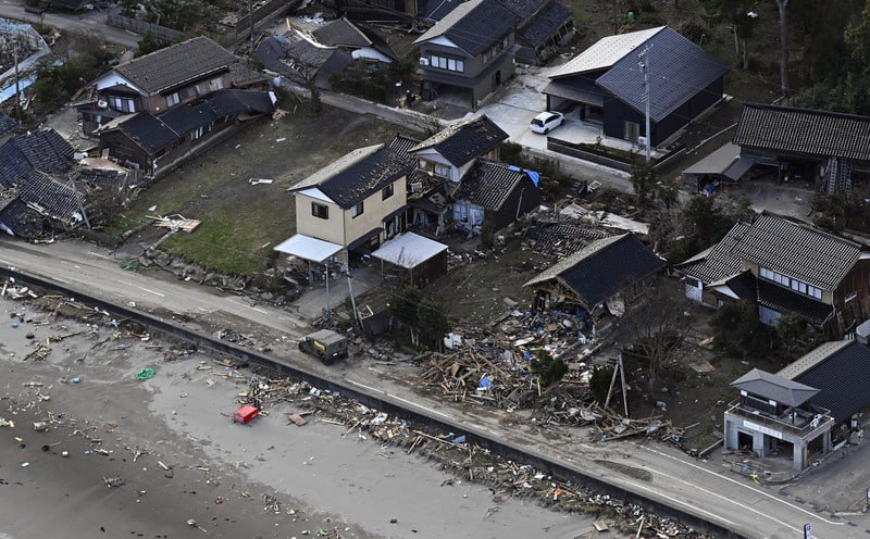 日本能登半岛地震死者人数升至100人，石川县仍有200余人失联