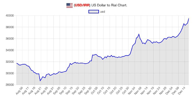 伊朗货币里亚尔自抗议活动爆发来已贬值近20%
