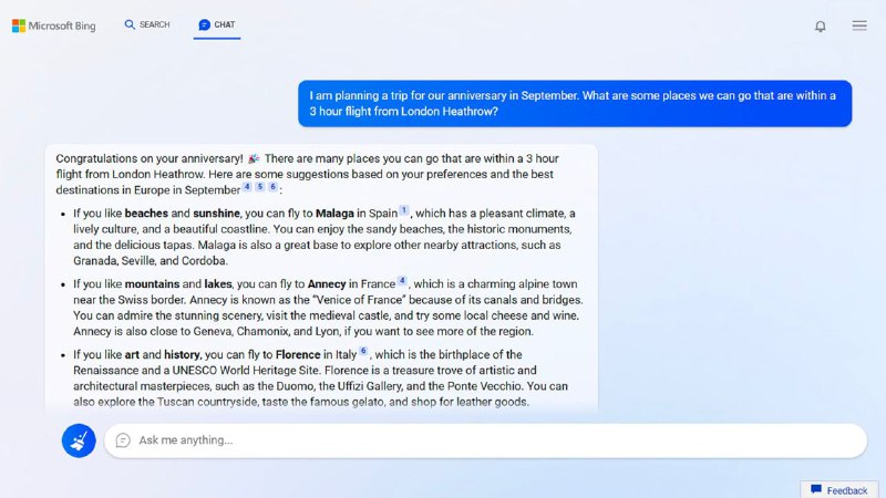 微软公司7日宣布，将类ChatGPT技术融入其搜索引擎必应及浏览器Edge之中