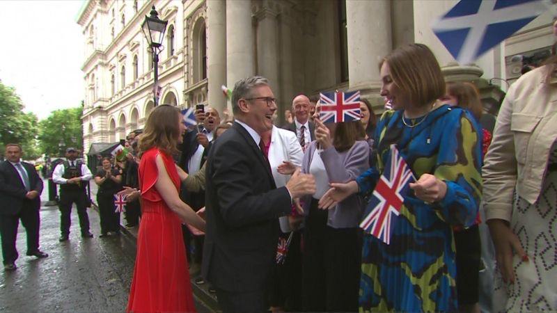 英国工党领袖基尔·斯塔默5日正式就任英国首相