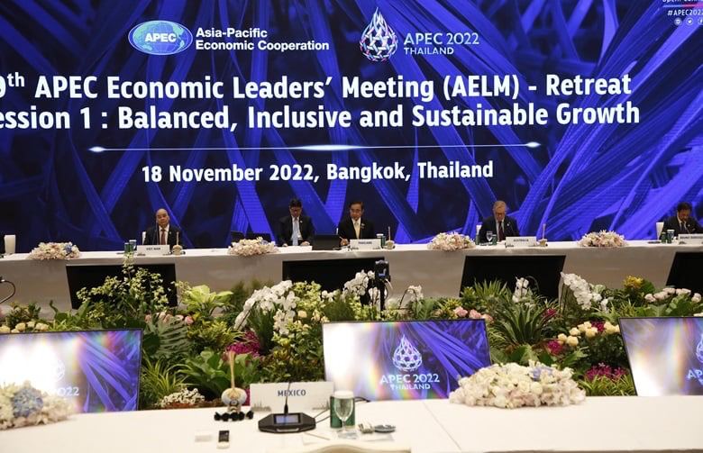 APEC曼谷峰会闭幕，发表《2022年亚太经合组织领导人宣言》和《生物循环绿色经济曼谷目标》