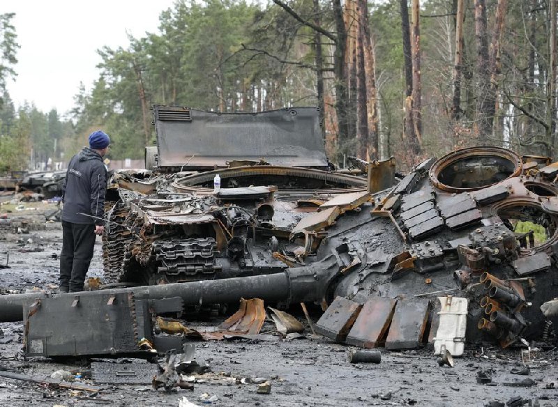 乌克兰军队周六夺回了首都基辅以北的领土